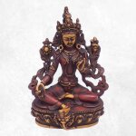 Tara verte statuette bouddhiste antique 15 cm