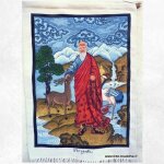 Tenture bouddhiste lama guru