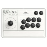 8bitdo arcade stick noir, blanc rf / usb joystick analogique / numrique pc, xbox one, xbox one s, xbox ...