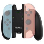 Accessoire support manette + batterie konix play & charge pour joycon switch - neuf