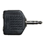 Adaptateur 2 jack 3. 5mm femelle jack 3. 5mm m�le - neuf