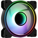 Aerocool mirage 12 argb boitier pc ventilateur 12 cm noir - neuf