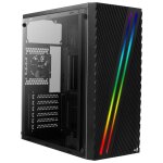 Aerocool streak midi tower noir - neuf Aerocool streak midi tower noir - neuf