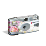 Agfa photo 601020 - appareil photo jetable lebox flash, 27 photos, objectif optique 31 mm - gris et fleurs ...