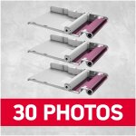 Agfa photo - cartouche et papiers 5, 3 x 8, 6 cm amc - compatible agfa photo realipix mini s, realipix ...