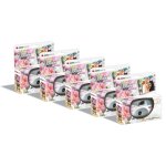 Agfa photo pack 5 x 601025 - appareil photo jetable lebox wedding, 27 photos, objectif optique 31 mm ...