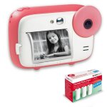 Agfa photo pack realikids instant cam + 3 rouleaux papier thermique atp3wh suppl�mentaires - appareil ...