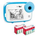 Agfa photo pack realikids instant cam + 6 rouleaux papier thermique atp3wh suppl�mentaires - appareil ...