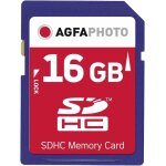 Carte mmoire flash sdhc agfaphoto 16gb - transfert ultra - rapide - neuf