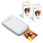 Agfaphoto mini p. 2 - pack imprimante portable zink photos instantan�es + recharge pour 60 photos suppl�mentai ...