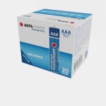 Agfaphoto piles alcalines plus micro aaa lr03 (1. 5v, lot de 20) - longue dur�e de vie - id�ales pour ...