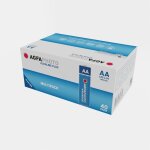 Agfaphoto piles alcalines plus mignon aa lr6 (1. 5v, lot de 40) - longue dur�e de vie - id�ales pour ...