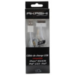 Akashi altcableip4 câble de téléphone portable blanc usb a apple 30 - pin - neuf Akashi altcableip4 câble de téléphone portable blanc usb a apple 30 - pin - neuf