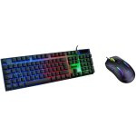 Akuma ? pack gaming sentai c02 clavier + souris filaire rtroclair, azerty franais, 3600 dpi ? pack ...