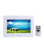 Album photo numrique port sd lecteur media cadre cran 7 pouces tft lcd pal mp3 yonis - neuf