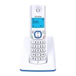 Alcatel f530 tlphone dect identification de l'appelant bleu, blanc - neuf