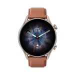 Amazfit gtr 3 pro 3, 68 cm (1. 45 ) amoled 46 mm num�rique 480 x 480 pixels �cran tactile marron wifi ...