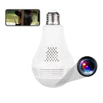 Ampoule camra espion 360 infrarouge hd bidirectionnelle wifi yonis - neuf