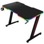 Amstrad ams - desk120z - led - nova bureau informatique gamer avec retro�clairage rgb - largeur 1m20 ...