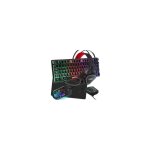 Amstrad pack pro gamer legends 6 pi�ces: clavier, souris, tapis, casque, convertisseur compatible pc ...