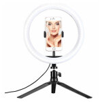 Anneau led selfie avec support smartphone et mini - tr�pied - neuf