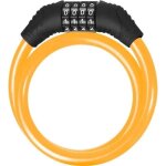 Antivol trottinette et vlo - beeper - cble 60 cm - code 4 chiffres - jaune - neuf