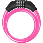Antivol trottinette et vlo - beeper - cble 60 cm - code 4 chiffres - rose - neuf