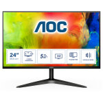 Aoc b1 24b1h cran plat de pc 59, 9 cm (23. 6 ) 1920 x 1080 pixels full hd led noir - neuf