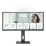 Aoc cu34p3cv écran plat de pc 86, 4 cm (34 ) 3440 x 1440 pixels ultrawide quad hd led noir - neuf Aoc cu34p3cv écran plat de pc 86, 4 cm (34 ) 3440 x 1440 pixels ultrawide quad hd led noir - neuf