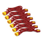 Apc ap8704s - wwx340 cble lectrique rouge 1, 22 m coupleur c13 coupleur c14 - neuf