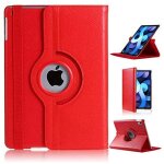Etui rotatif 360 degrs rouge apple ipad air 4 10, 9 pouces 2020 / ipad air 5 m1 2022 - housse pochette ...