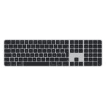 Apple magic keyboard clavier usb + bluetooth azerty franais argent, noir - neuf