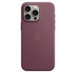 Coque en tissage fin avec magsafe pour iphone 15 pro max m�re - neuf