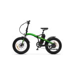 Argento e - mobility mini mad noir, vert aluminium taille unique 50, 8 cm (20 ) 24 kg lithium - ion (li ...