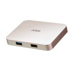 Aten mini - station usb - c 4k ultra avec transfert de l'alimentation - neuf