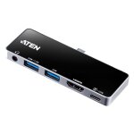Aten station d'accueil de voyage usb - c avec transfert de puissance - neuf