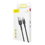 Baseus catklf - bg1 c�ble de t�l�phone portable noir 1 m usb a usb c - neuf