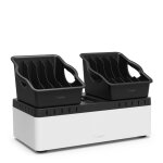 Belkin b2b140ca organiseur de station de chargement table de bureau ou bureau mural noir, blanc - neuf ...