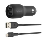 Belkin boost?charge smartphone noir allume - cigare auto - neuf