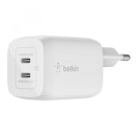Belkin chargeur secteur double port usb - c 65 w, charge rapide power delivery 3. 0 avec technologie ...
