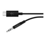 Belkin rockstar? 3. 5mm audio cable with usb - c? connector cble audio usb c 3, 5mm noir - neuf
