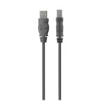Belkin usb 2. 0 a - usb 2. 0 b, 1. 8m cble usb 1, 8 m usb a usb b gris - neuf