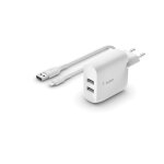 Belkin wcd001vf1mwh chargeur d'appareils mobiles blanc intérieure - neuf Belkin wcd001vf1mwh chargeur d'appareils mobiles blanc intérieure - neuf