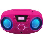 Bigben cd61rsusb lecteur radio cd portable usb rose + speakers lumineux - neuf Bigben cd61rsusb lecteur radio cd portable usb rose + speakers lumineux - neuf