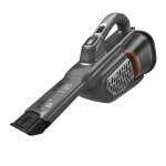 Black & decker bhhv520jf - qw aspirateur noir, argent, titane sans sac - neuf