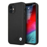Bmw �tui pour iphone 12 mini 5. 4 noir cuir gaufrage - neuf