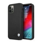 Bmw �tui pour iphone 12 / 12 pro 6. 1 noir cuir gaufr� - neuf