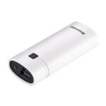 Boitier batterie externe power bank 2 x pile 18650 (non inclus) 5600 mah port usb blanc - neuf