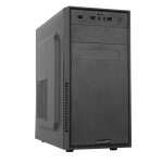 Boitier microatx mip black dandy avec alim 480w, 2 usb2 / 1 usb3, noir mat - neuf