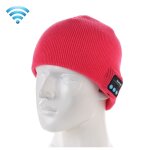 Bonnet connect� smartphones android iphone casque bluetooth �couteurs micro rose yonis - neuf